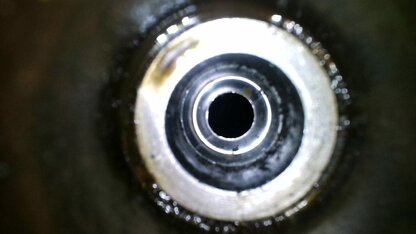 eingesetzte Flannscheibe